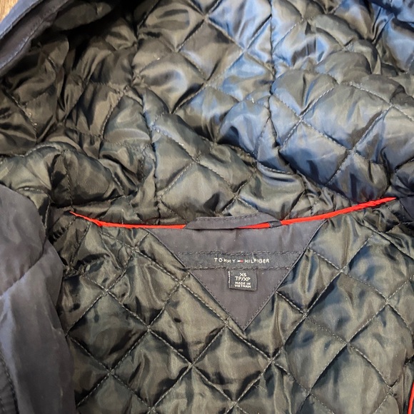 Tommy Hilfiger Dark Blue Hooded Utility Jacket - Picture 2 of 7